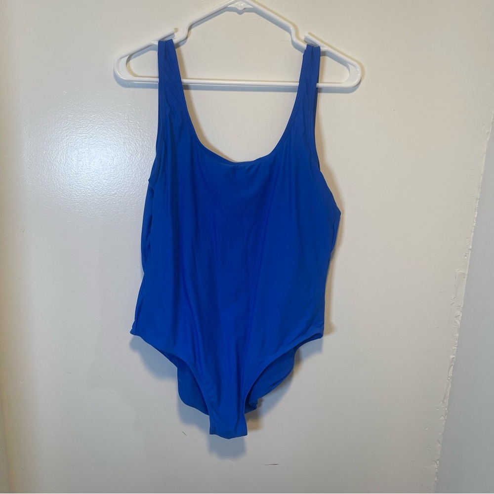 No‎ Boundaries Blue one piece swimsuit women’s size  XL